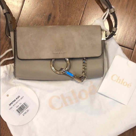 chloe faye mini motty grey